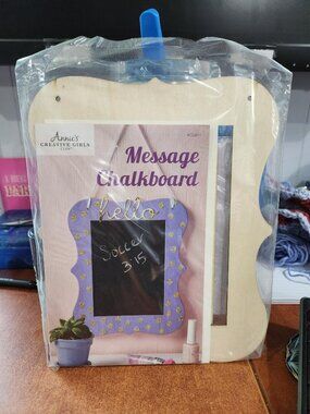 New Sealed Annie's Creative Girls Club Message Chalkboard Craft Kit